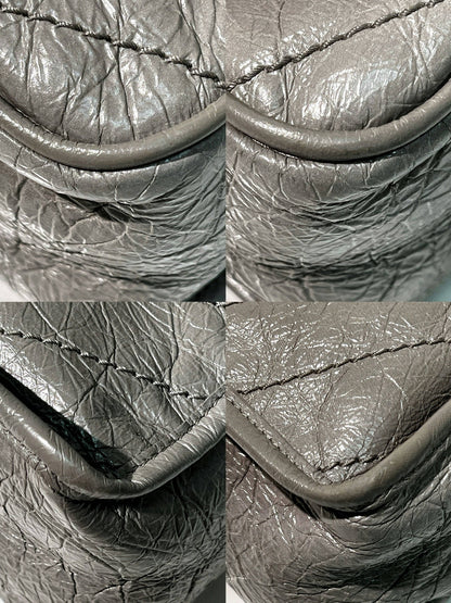 YSL NIKI MEDIUM, Gray/Silver