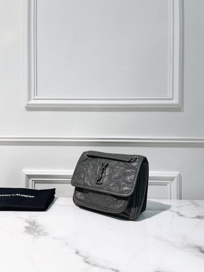 YSL NIKI BABY, Gray/Silver