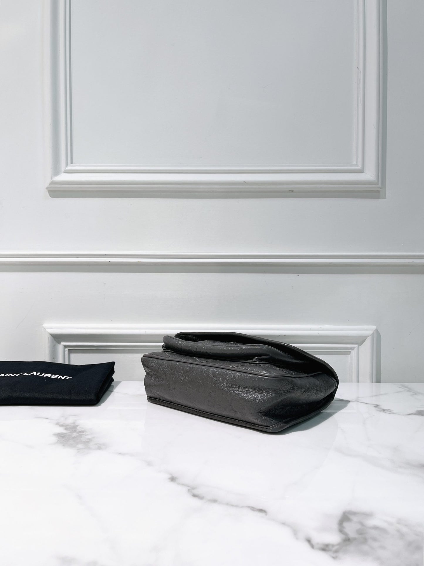 YSL NIKI BABY, Gray/Silver