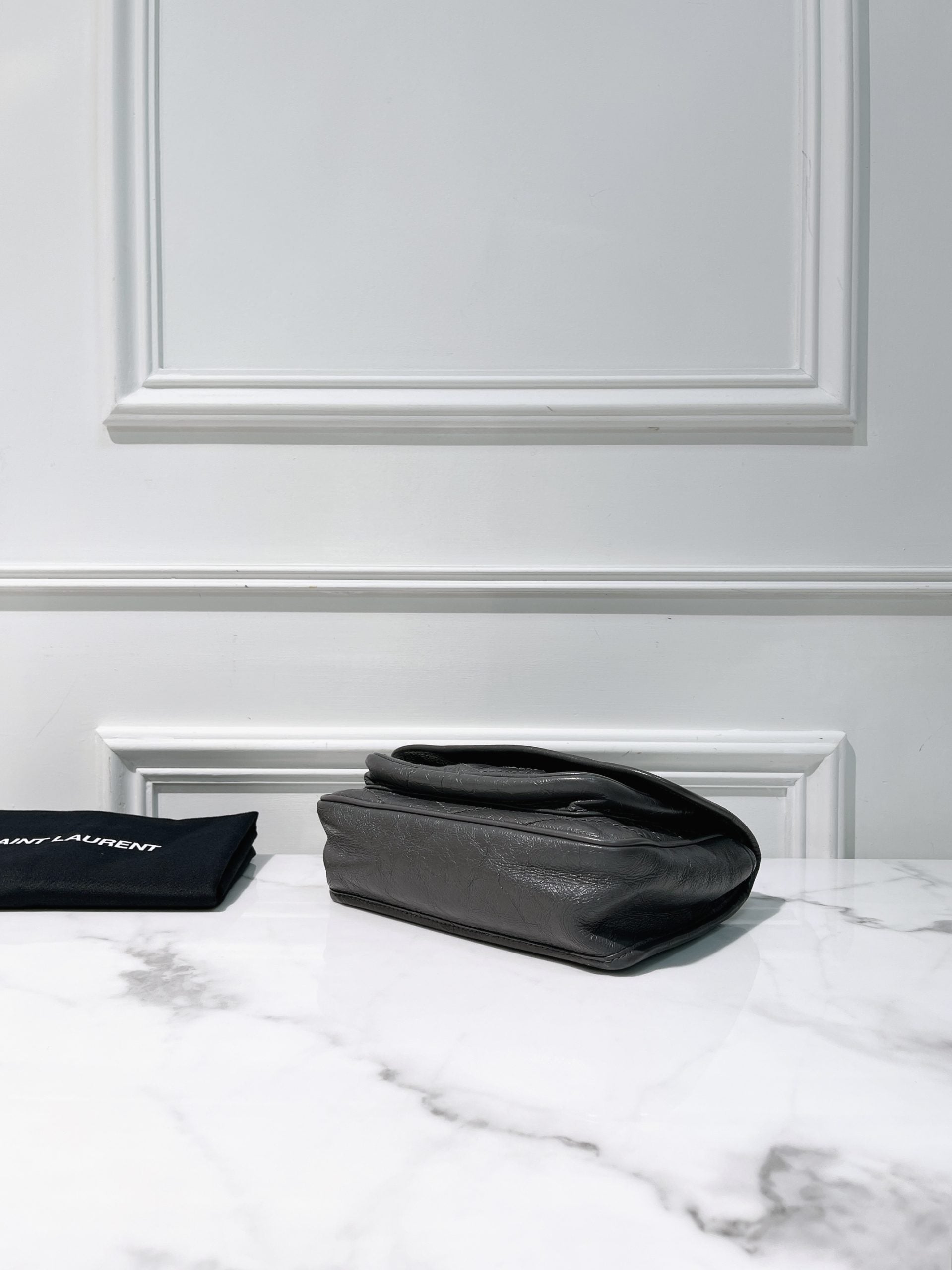 YSL NIKI BABY, Gray/Silver