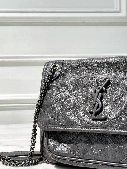 YSL NIKI BABY, Gray/Silver
