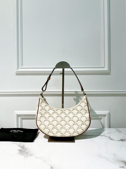 CELINE AVA BAG, White/Gold