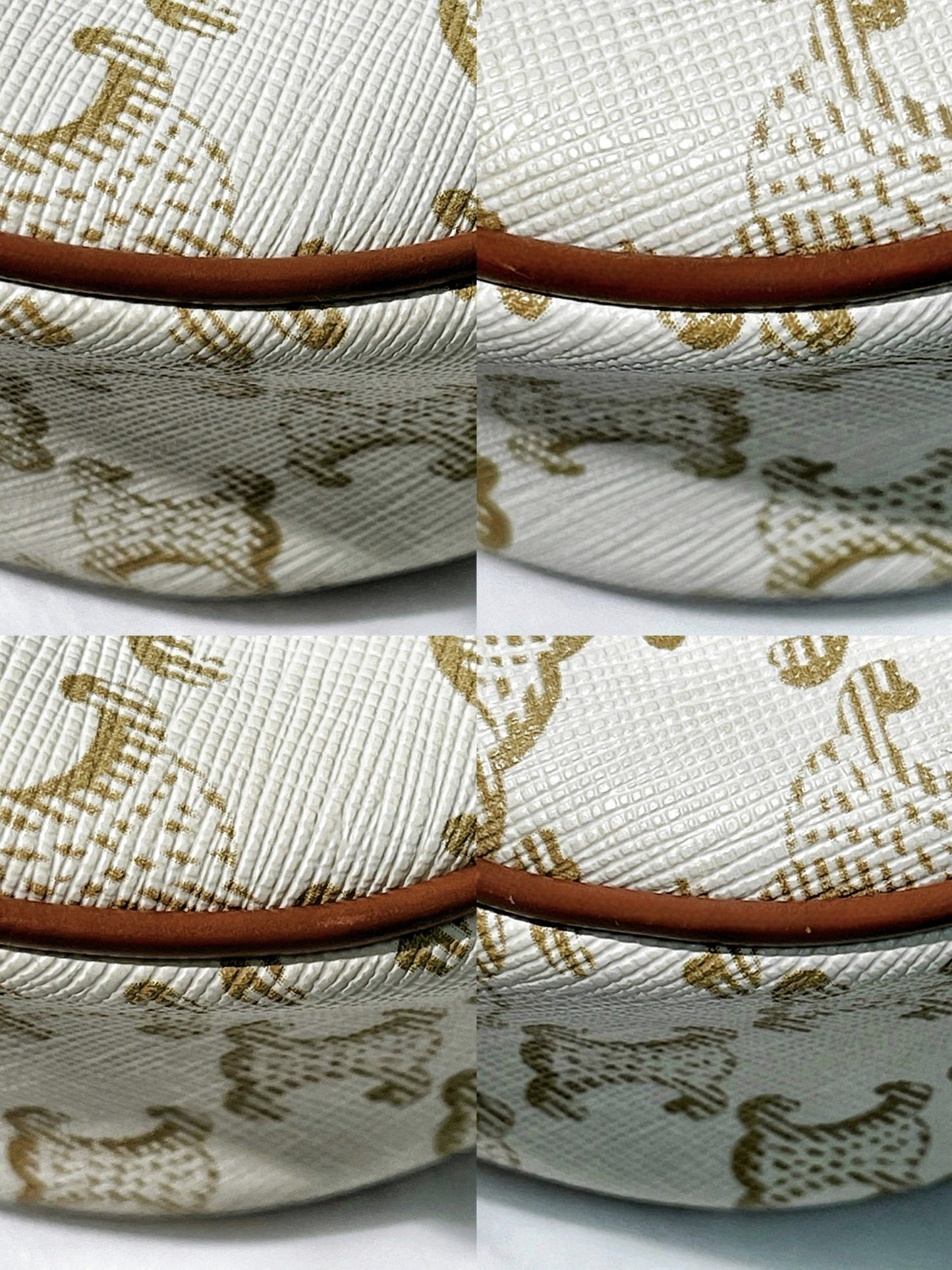 CELINE AVA BAG, White/Gold