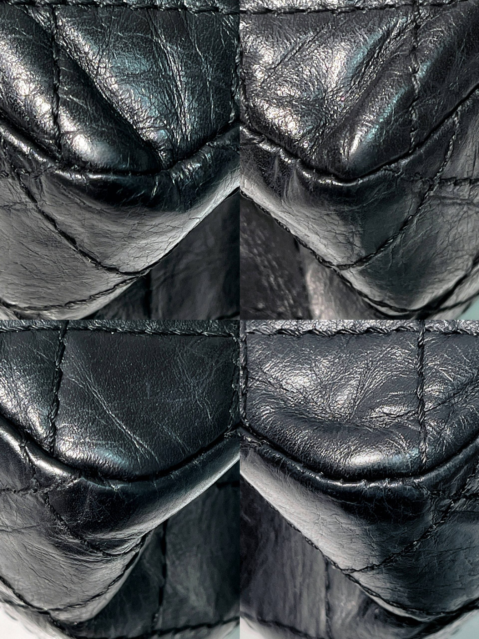 CHANEL SMALL 2.55 FLAP, Black/Silver