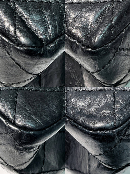 CHANEL SMALL 2.55 FLAP, Black/Silver