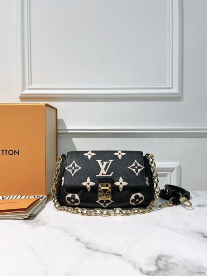 LV FAVORITE, Black/Beige