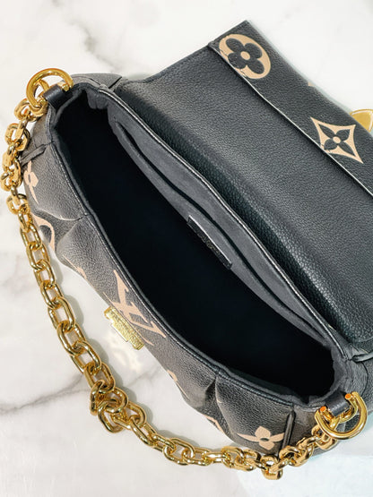 LV FAVORITE, Black/Beige