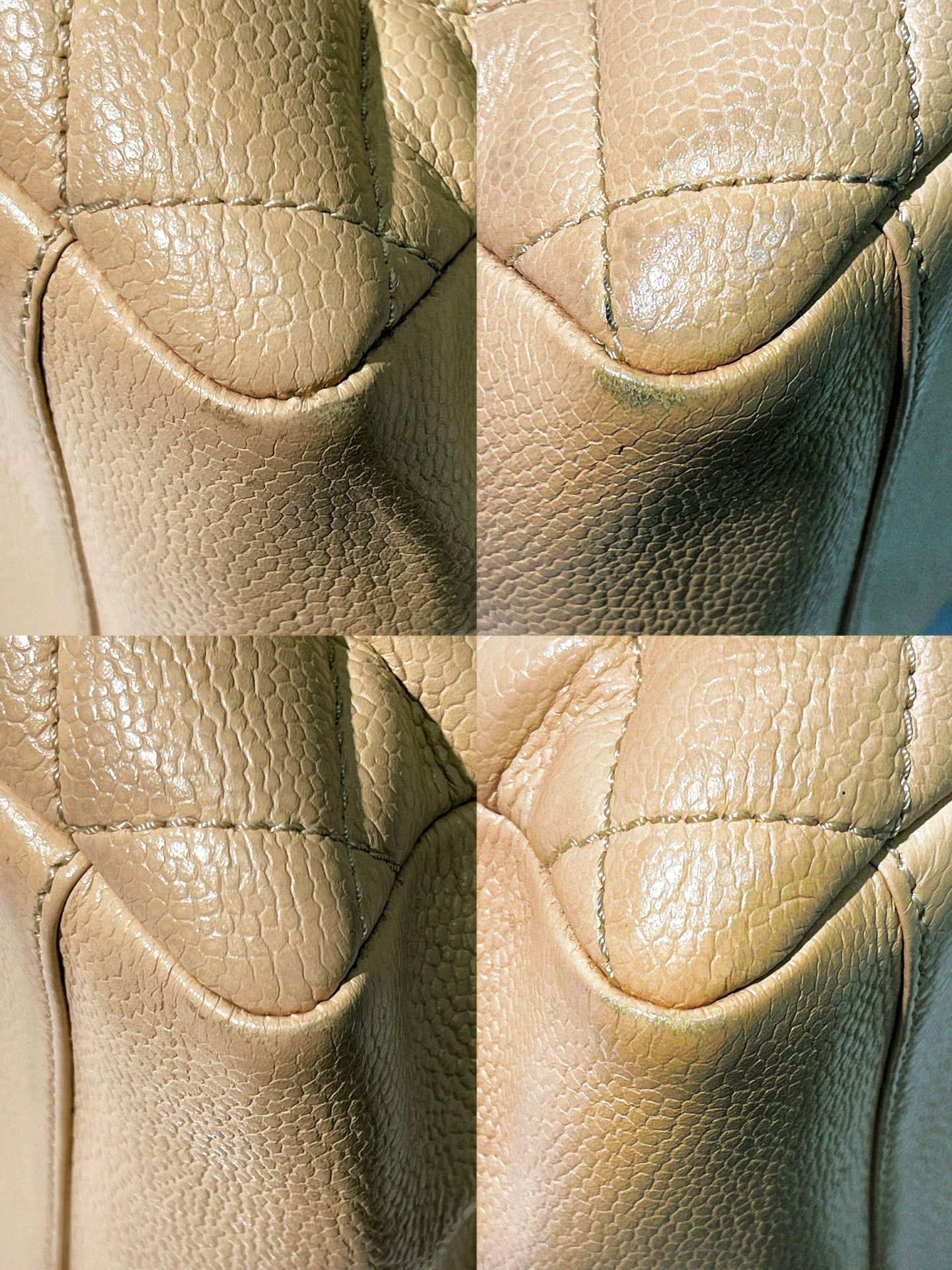 CHANEL GRAND SHOPPING TOTE, Beige/Silver