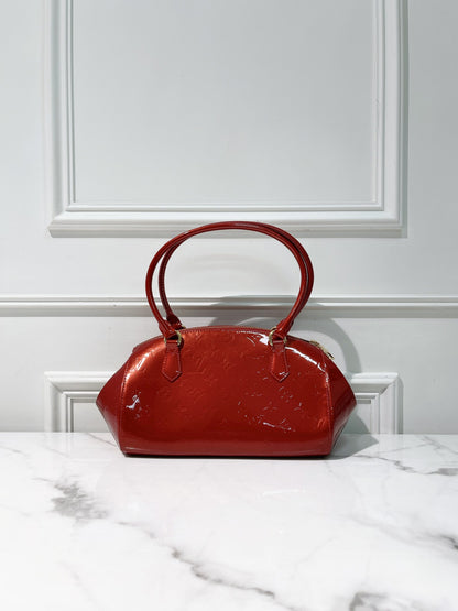 LV VINTAGE HANDBAG, Red