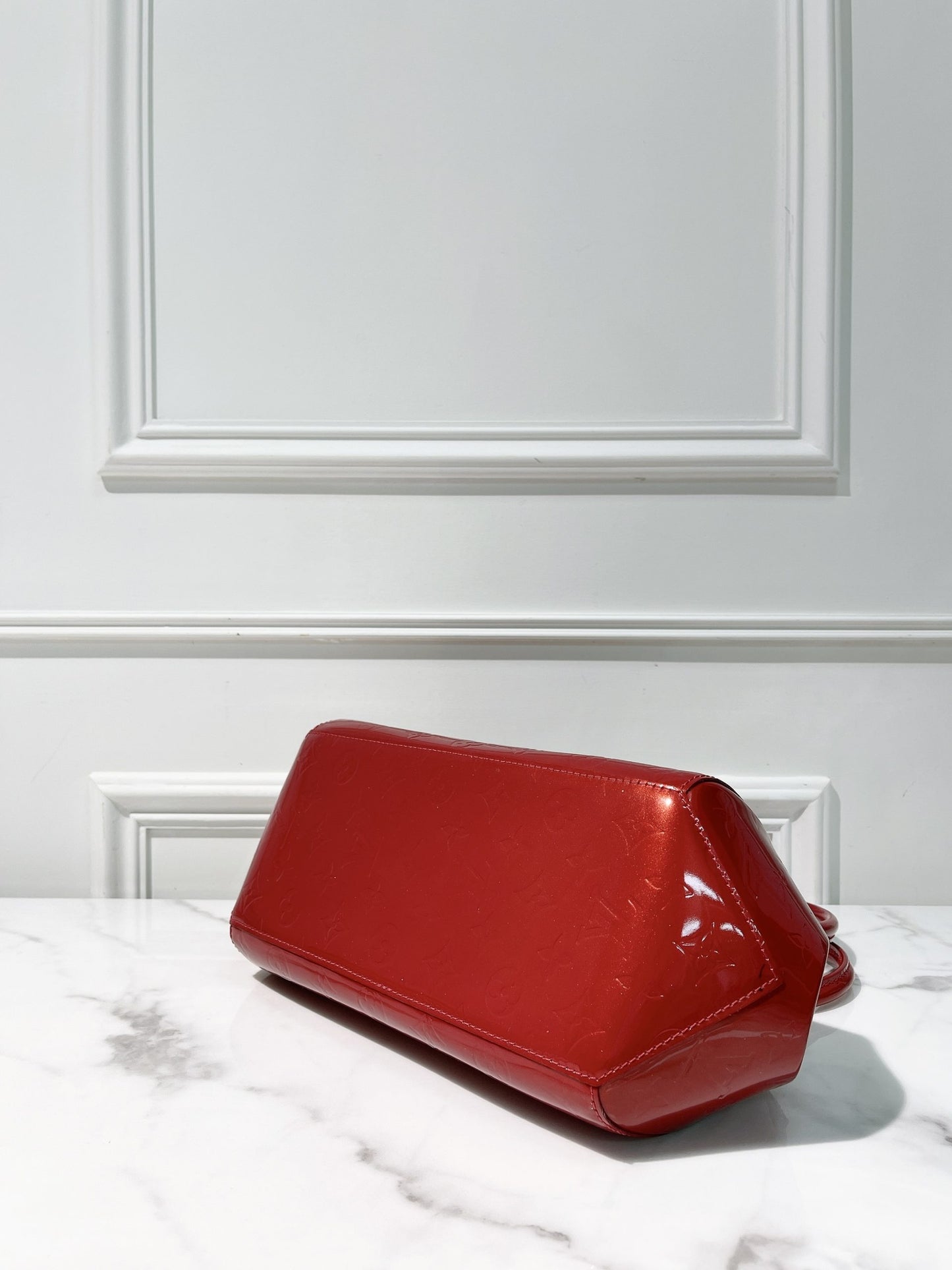 LV VINTAGE HANDBAG, Red