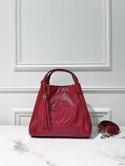 GUCCI SOHO TOTE, Pink/Silver