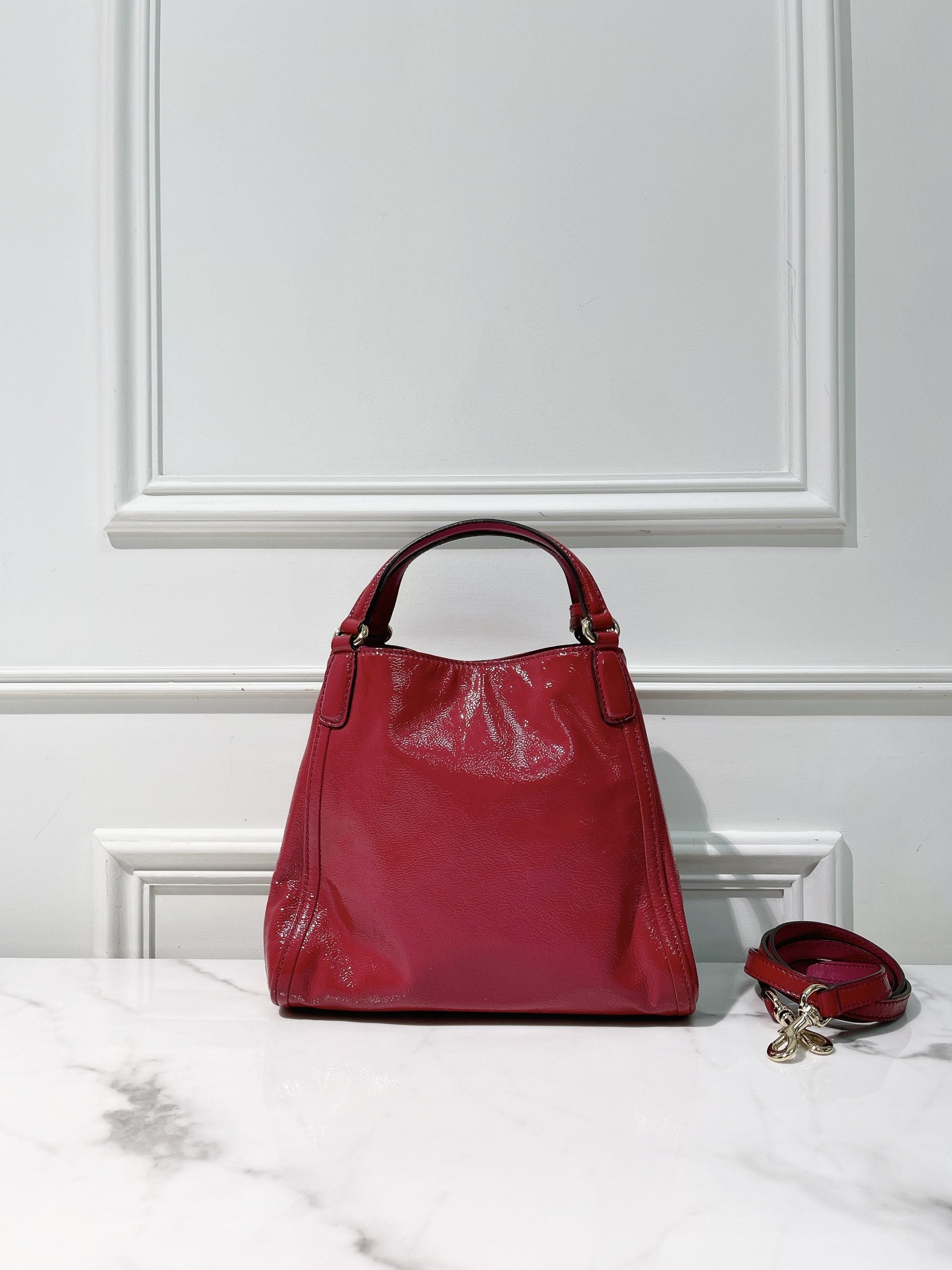 GUCCI SOHO TOTE, Pink/Silver