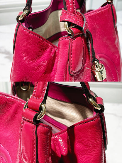 GUCCI SOHO TOTE, Pink/Silver