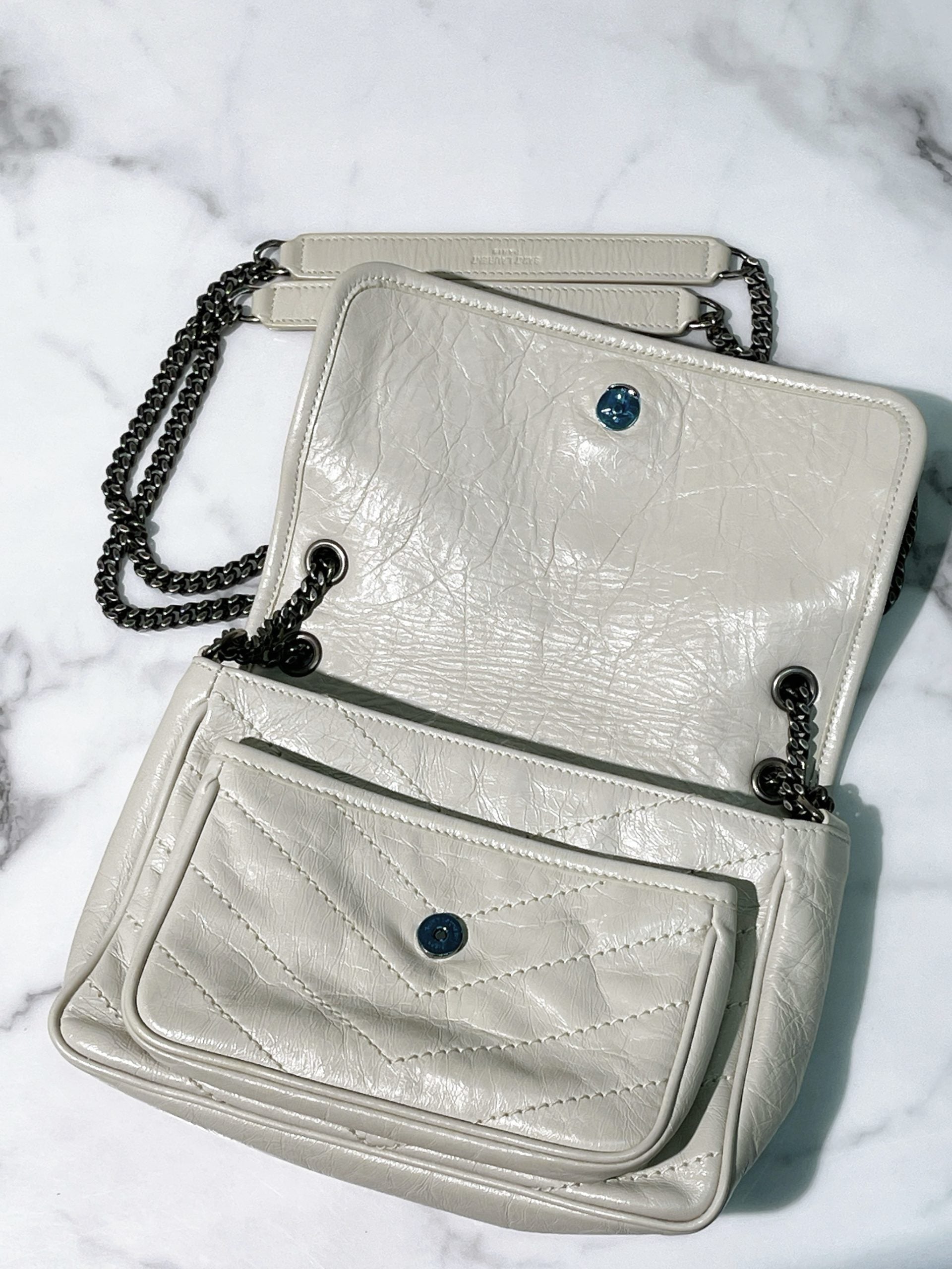 YSL NIKI BABY, White