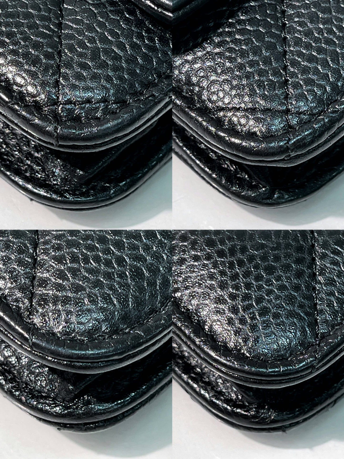 CHANEL CLASSIC WOC, Black/Silver