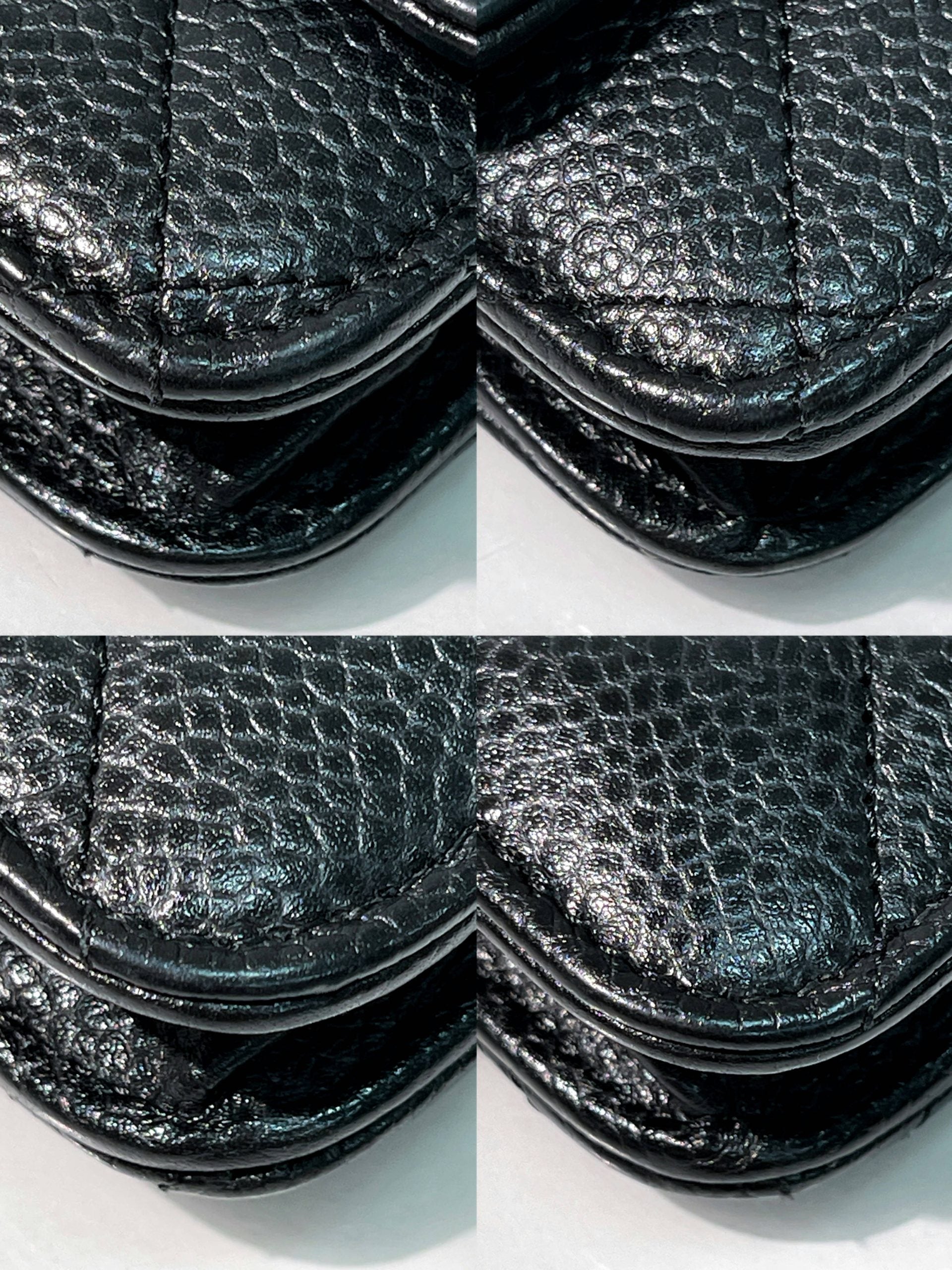 CHANEL CLASSIC WOC, Black/Silver