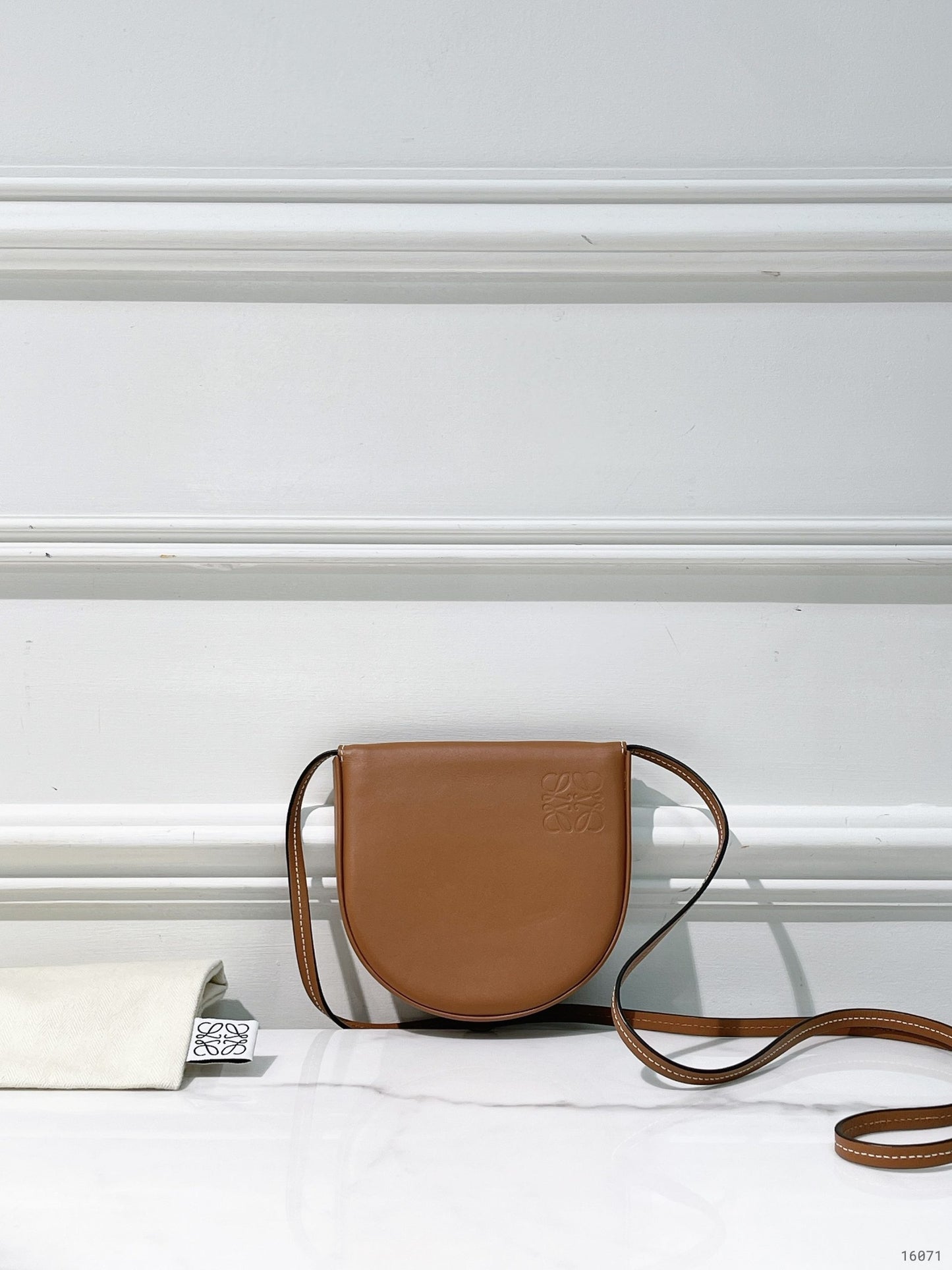 LOEWE MINI HEEL, Tan