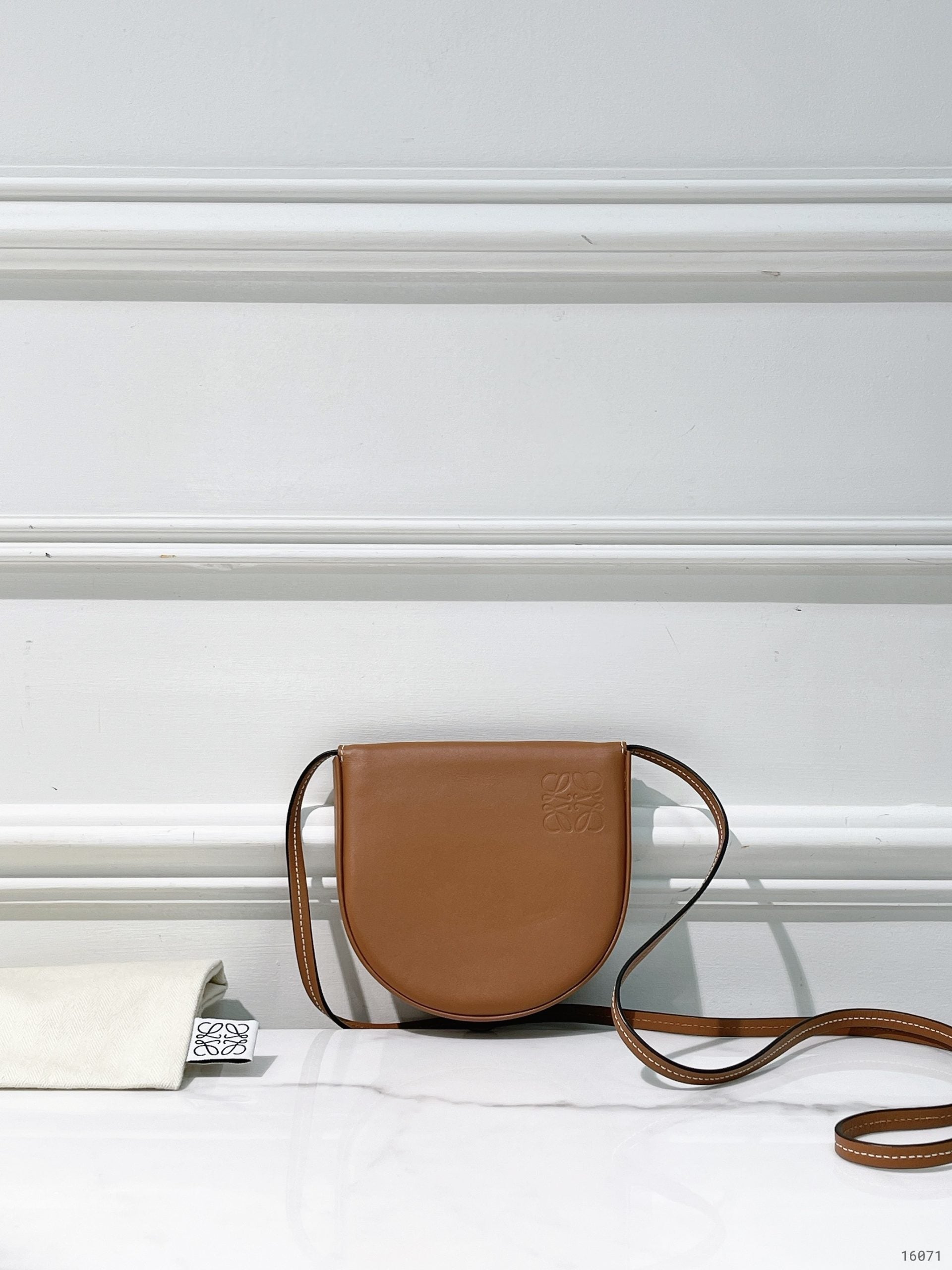 LOEWE MINI HEEL, Tan