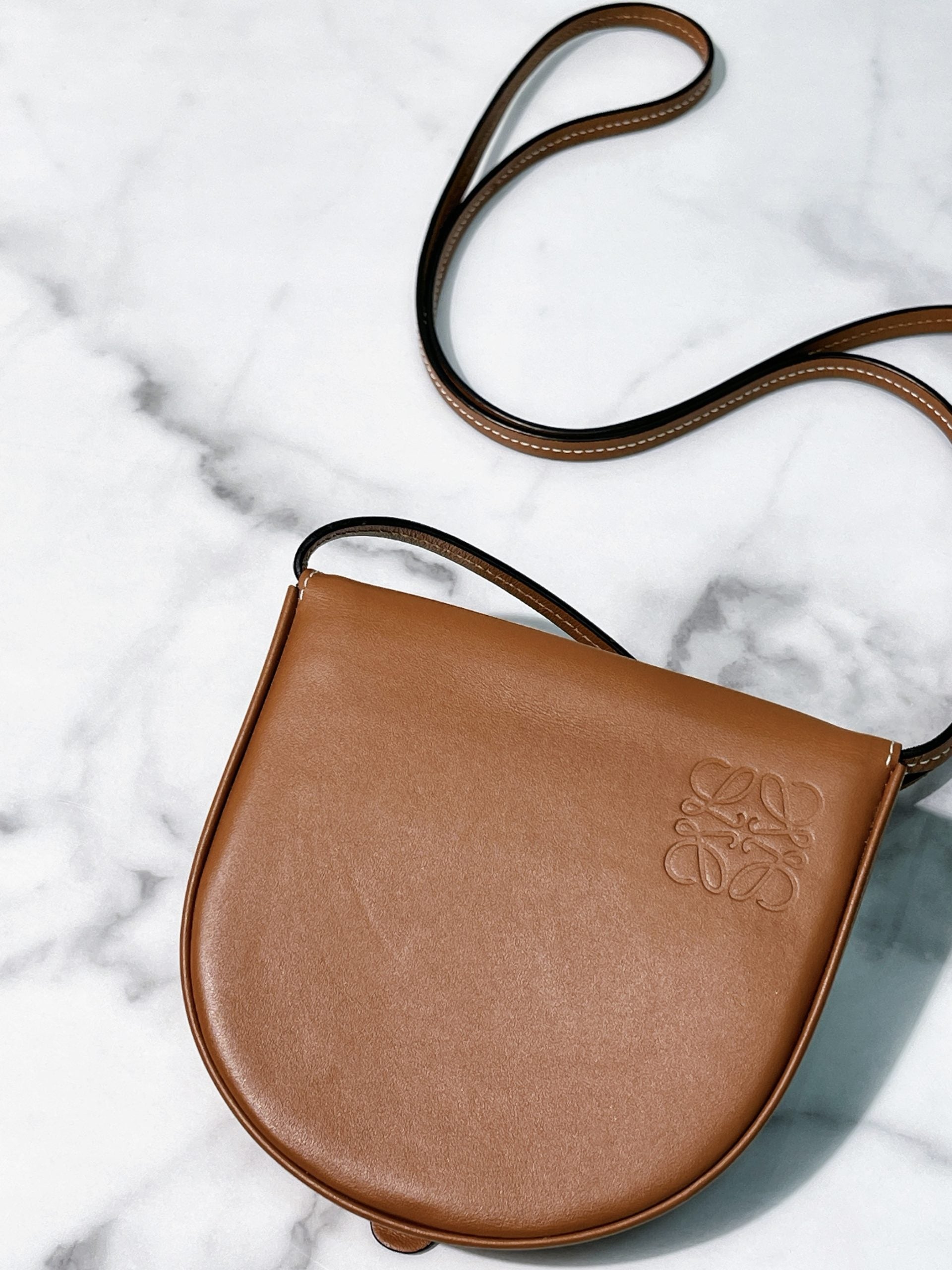 LOEWE MINI HEEL, Tan