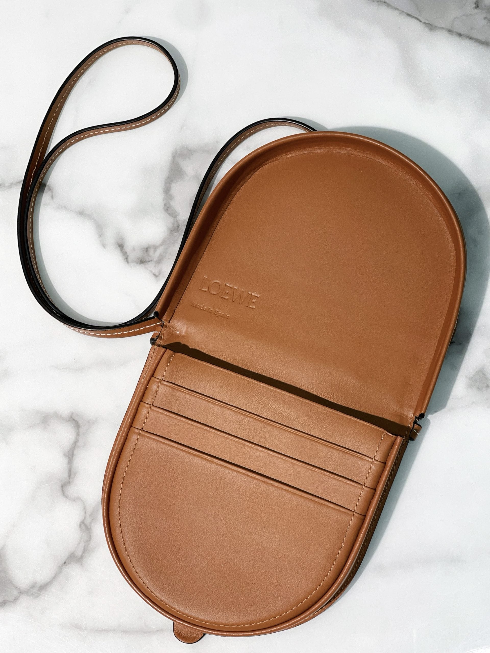 LOEWE MINI HEEL, Tan