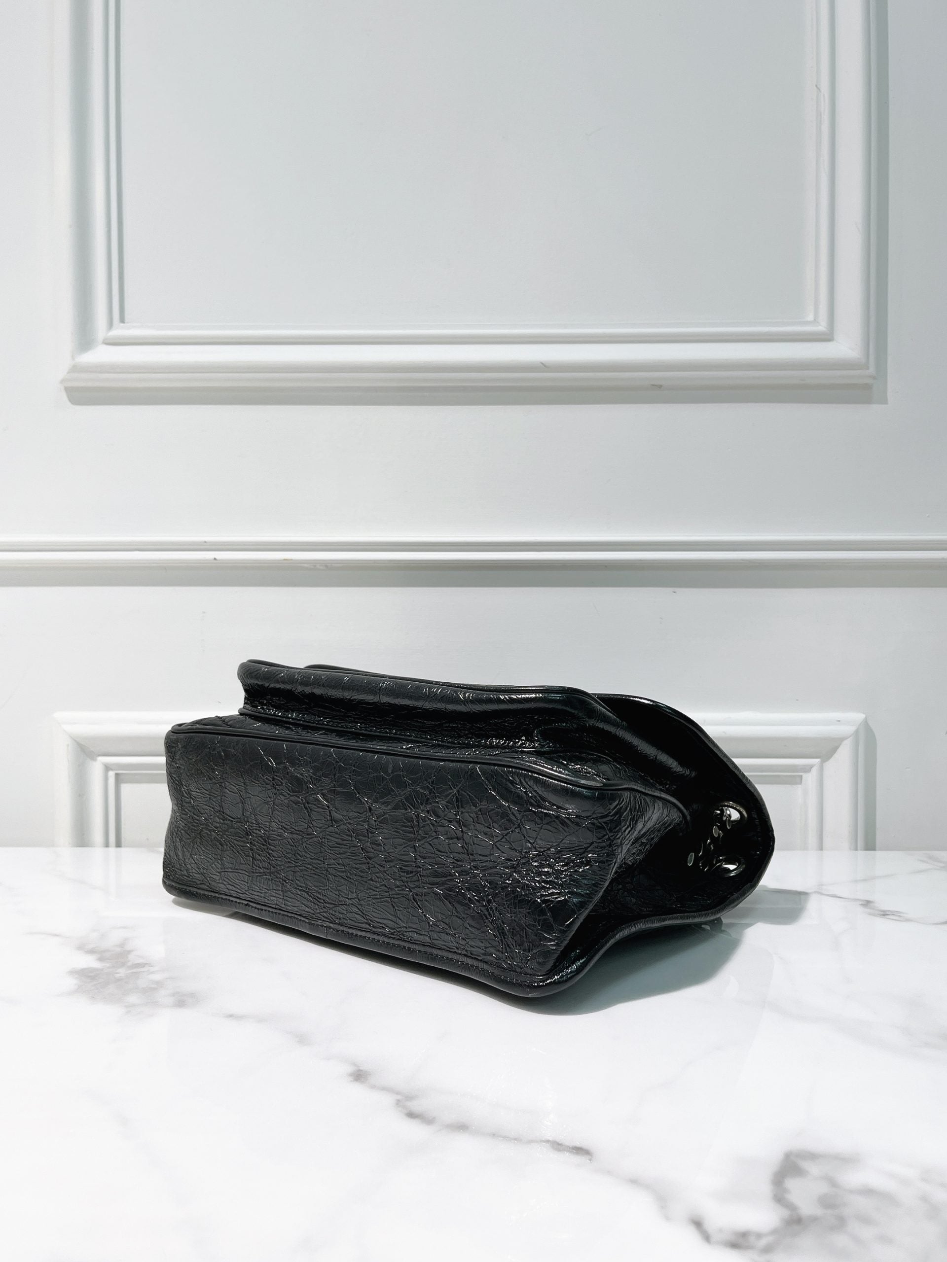 YSL MEDIUM NIKI, Black/Silver