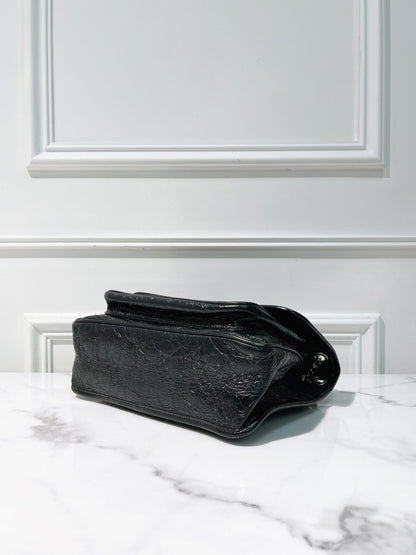 YSL MEDIUM NIKI, Black/Silver