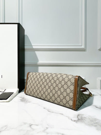 GUCCI PADLOCK TOTE, MEDIUM