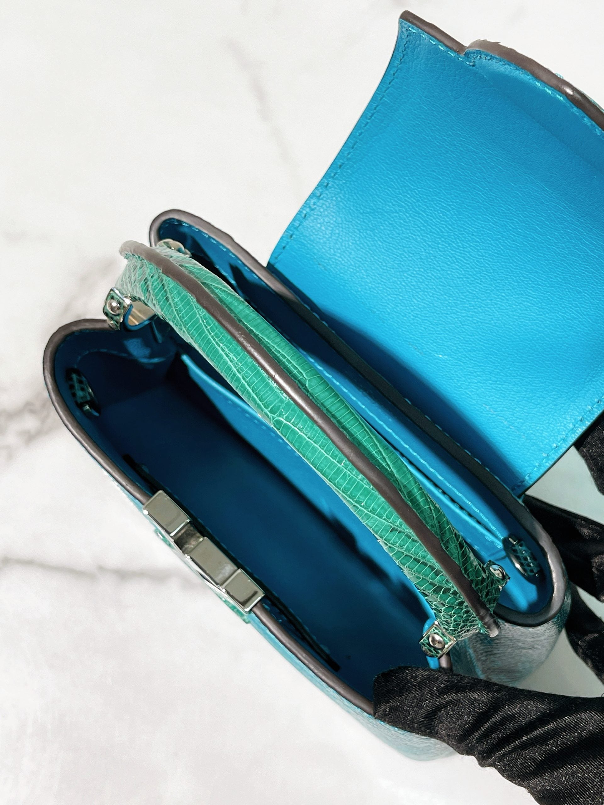 LV CAPUCINES MINI, Lizard