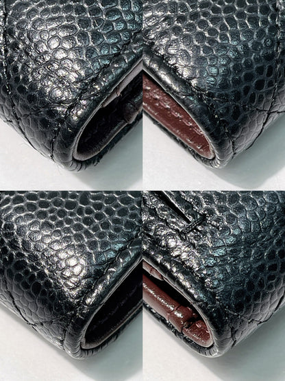 CHANEL CLASSIC WALLET, Black/Silver