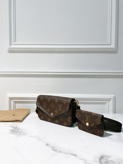 LV FELICIE POCHETTE STRAP & GO, Monogram