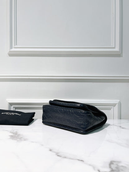 YSL NIKI BABY, Navy/Silver