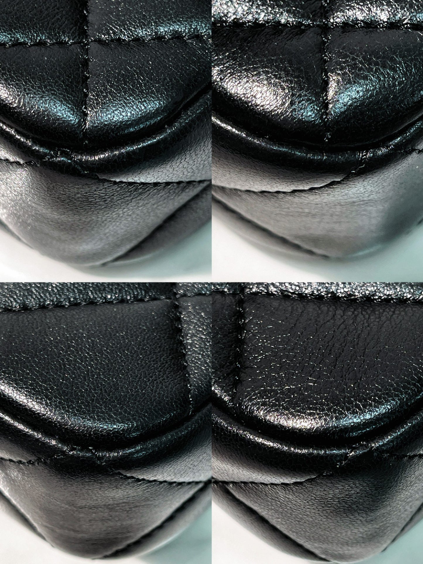 CHANEL 24S MINI SQUARE, Black/Gold