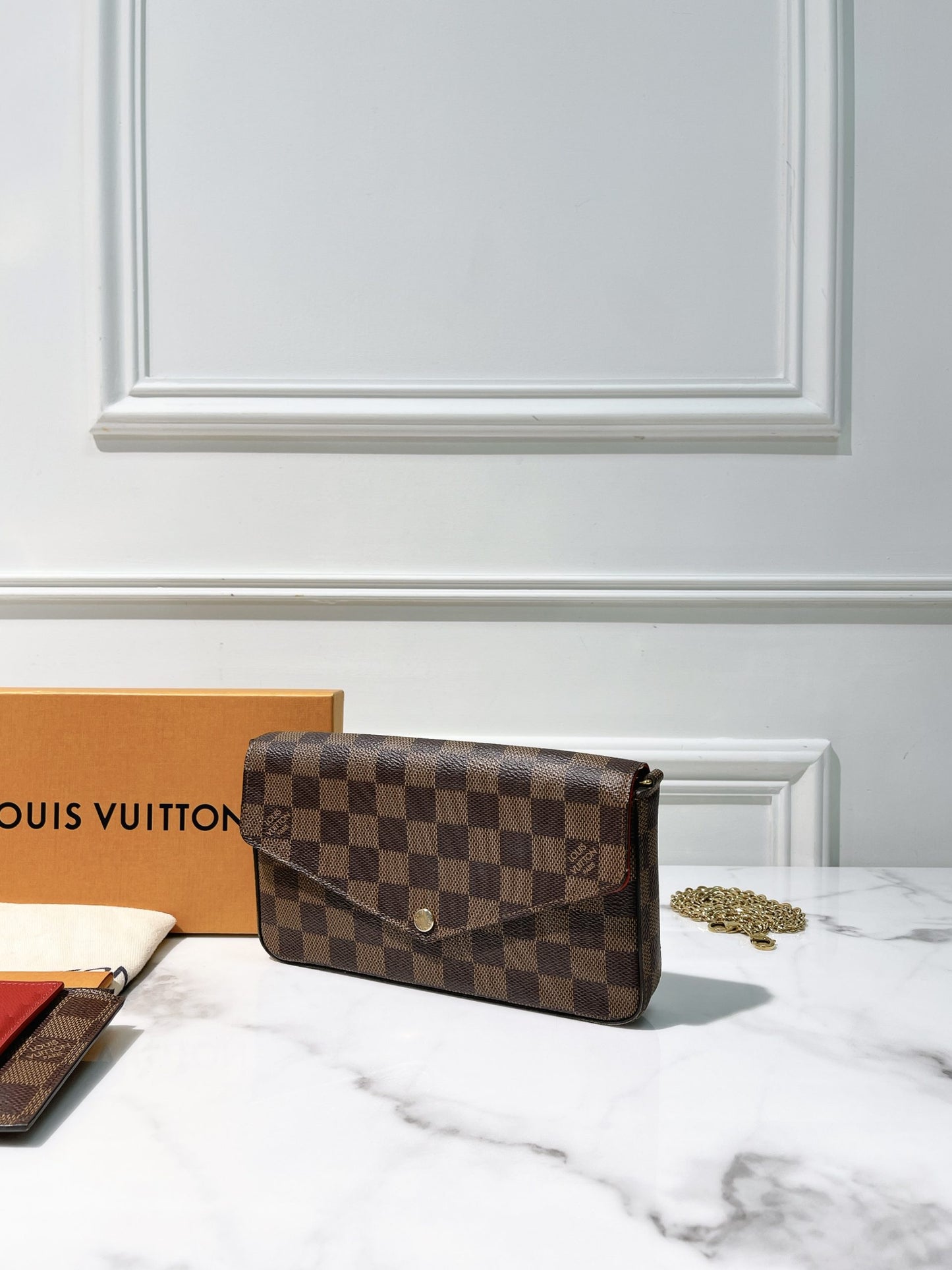 LV FELICIE POCHETTE, Damier