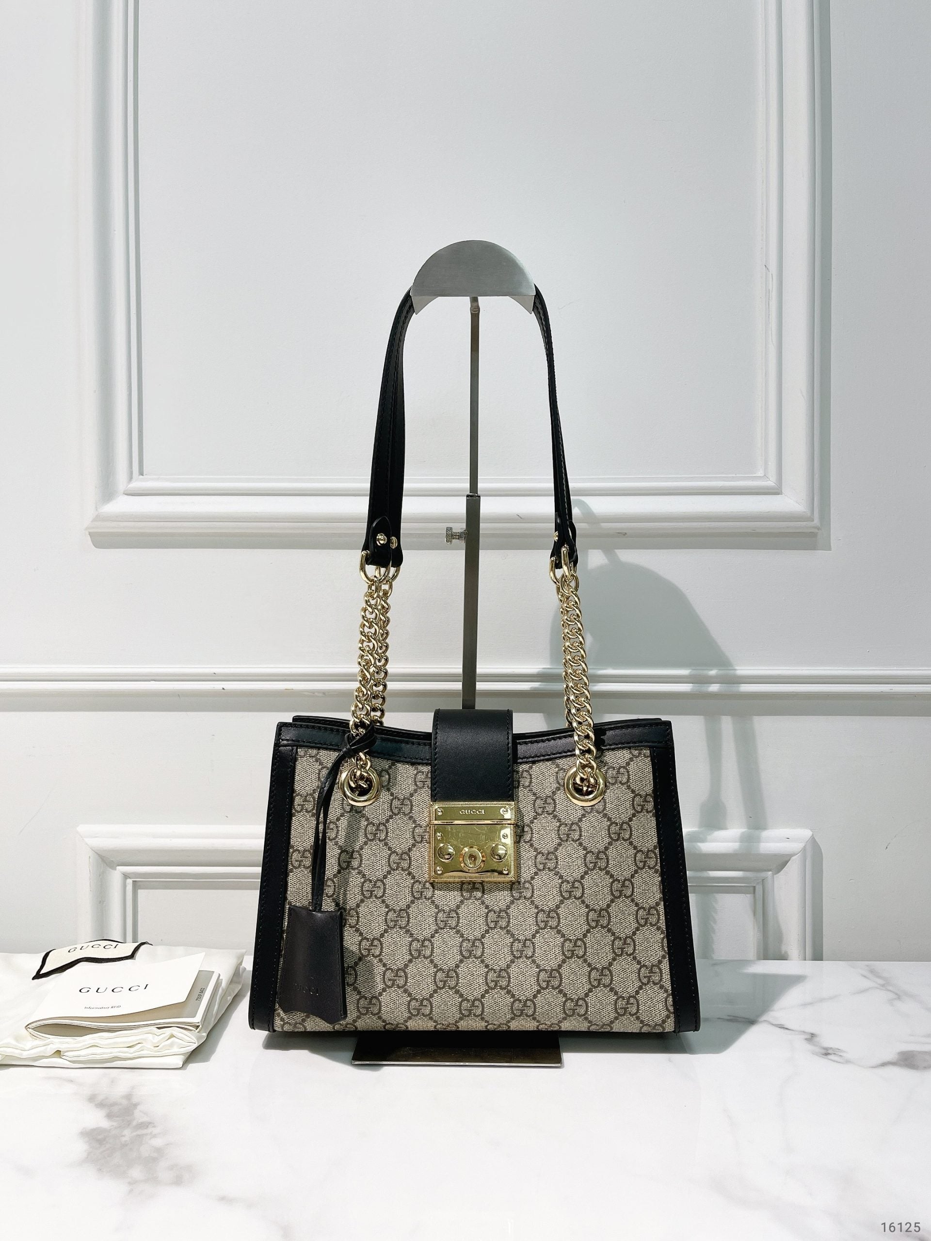 GUCCI SMALL PADLOCK TOTE