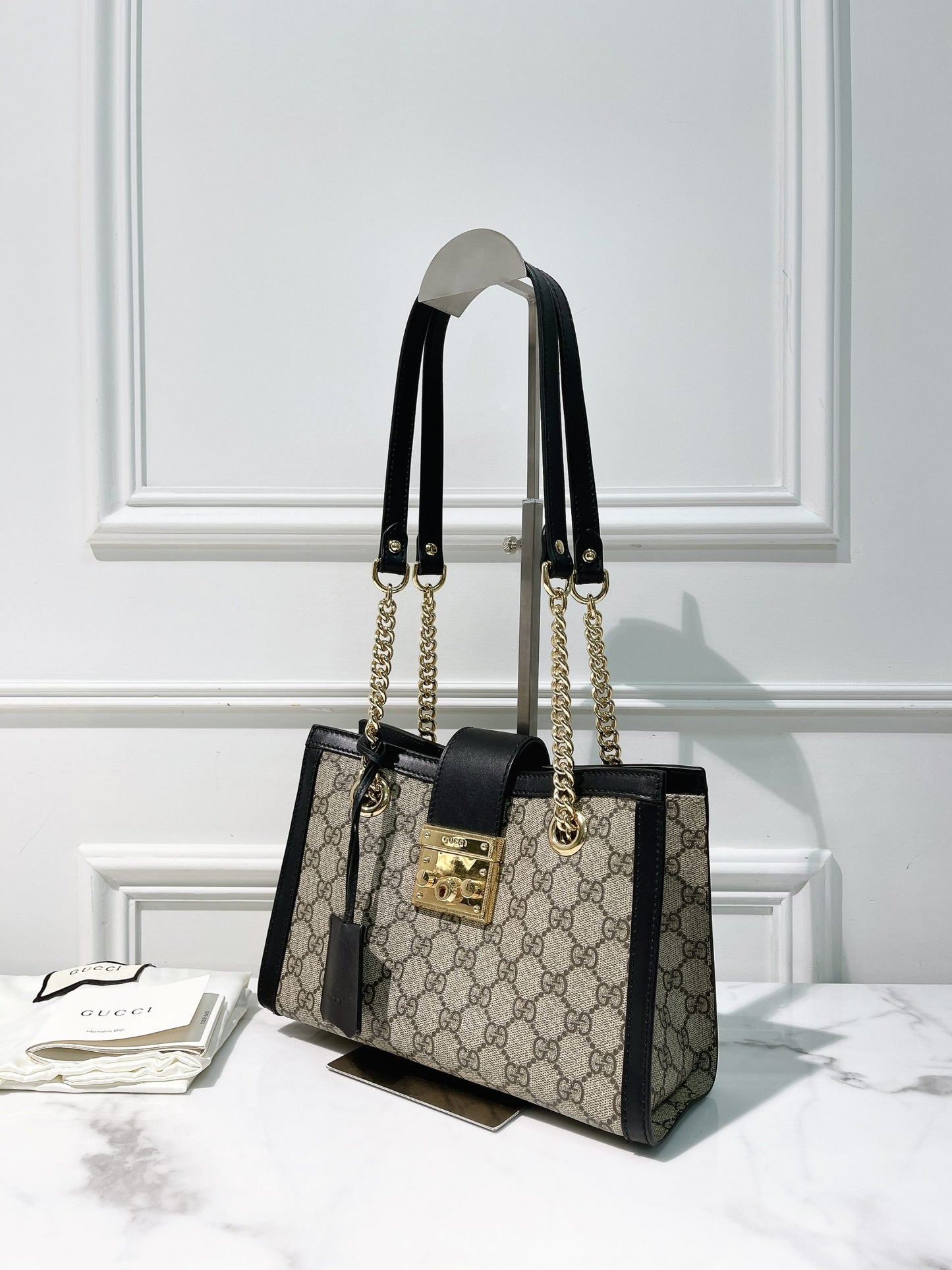 GUCCI SMALL PADLOCK TOTE