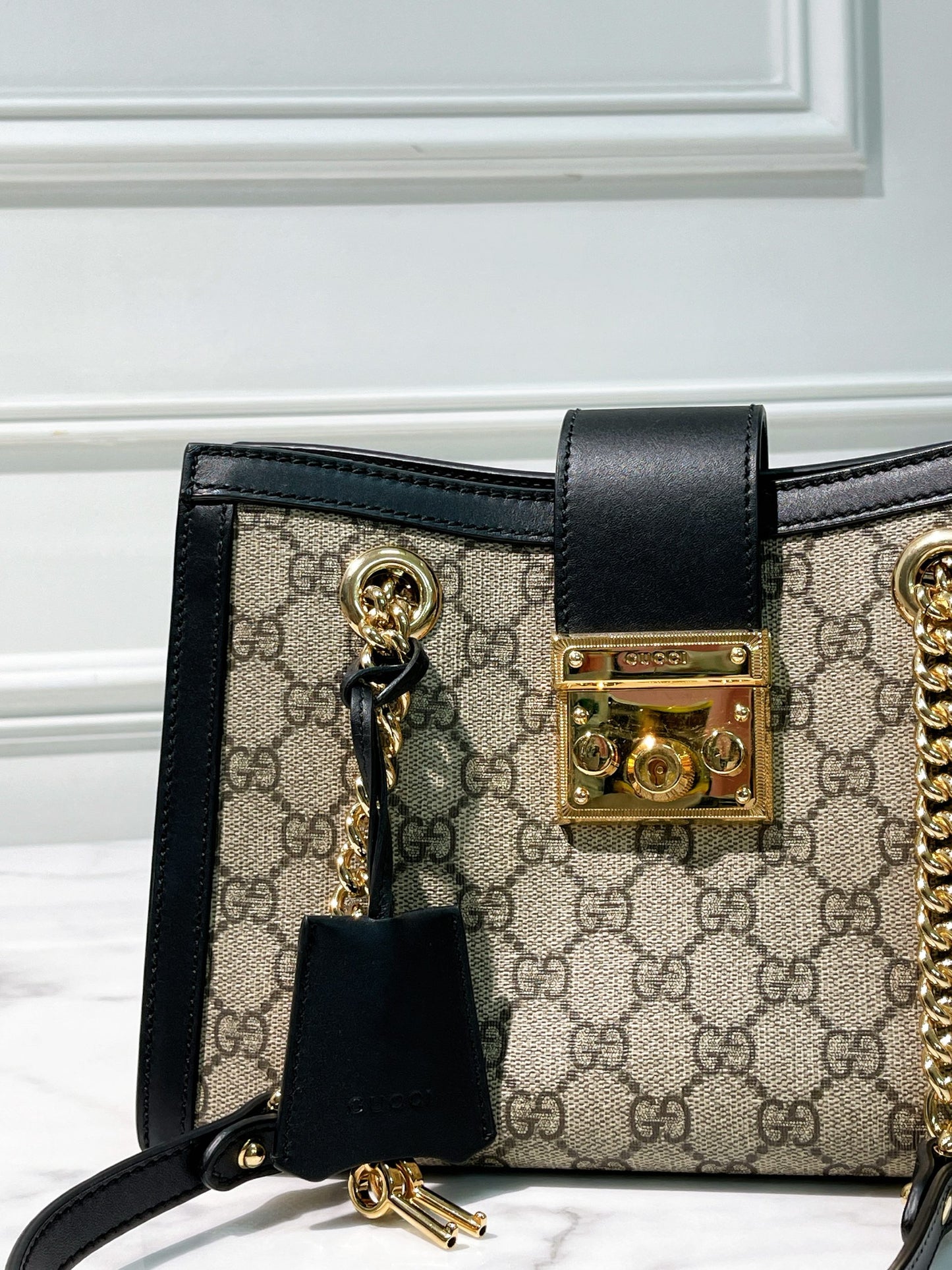 GUCCI SMALL PADLOCK TOTE