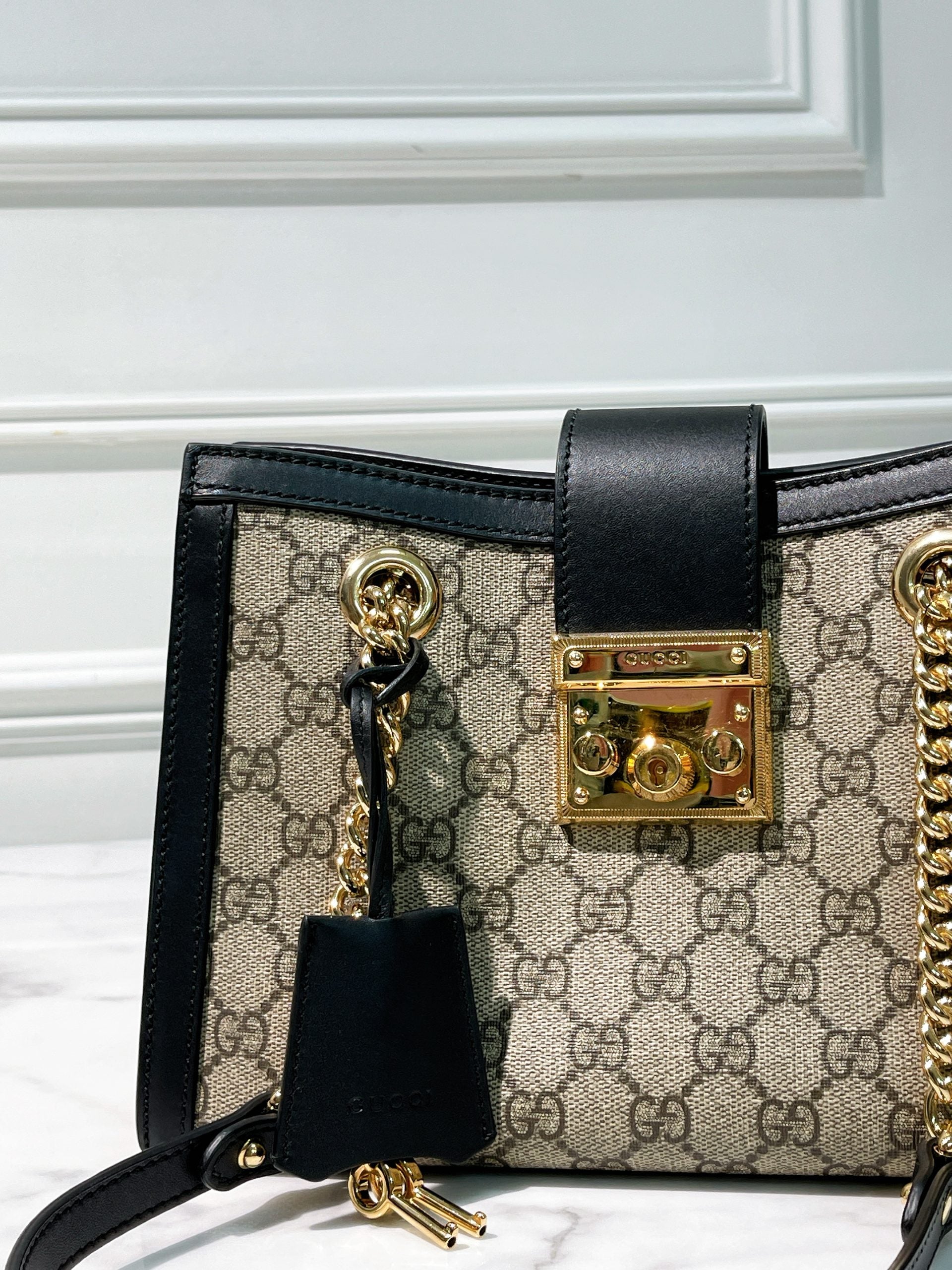 GUCCI SMALL PADLOCK TOTE