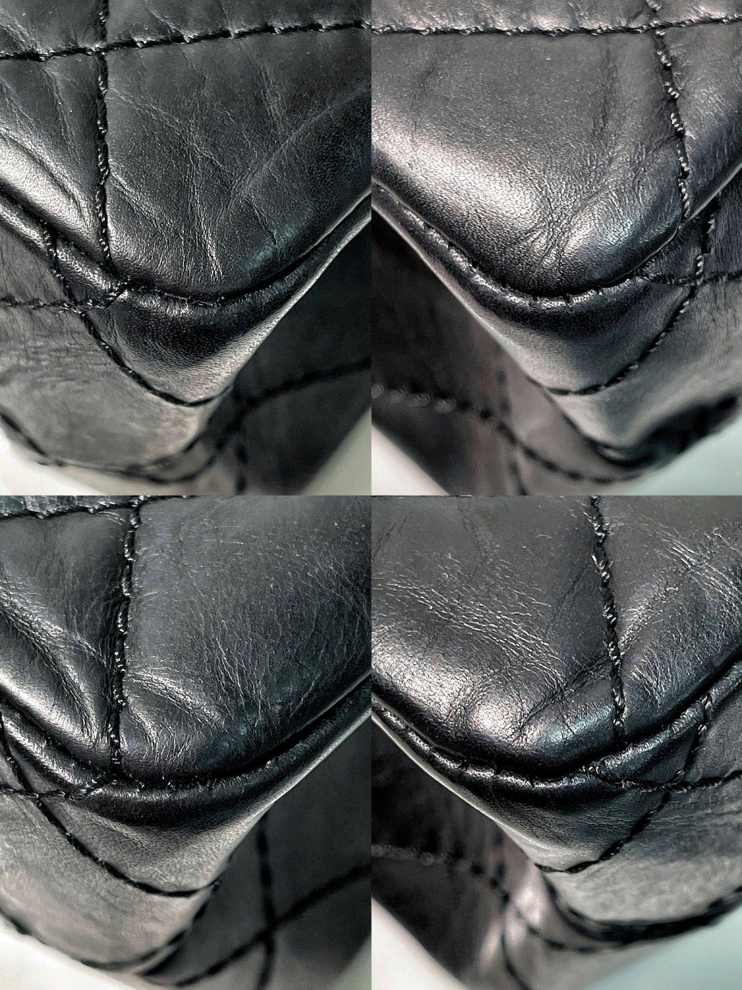 CHANEL LARGE 2.55 HANDBAG, Black/Gold