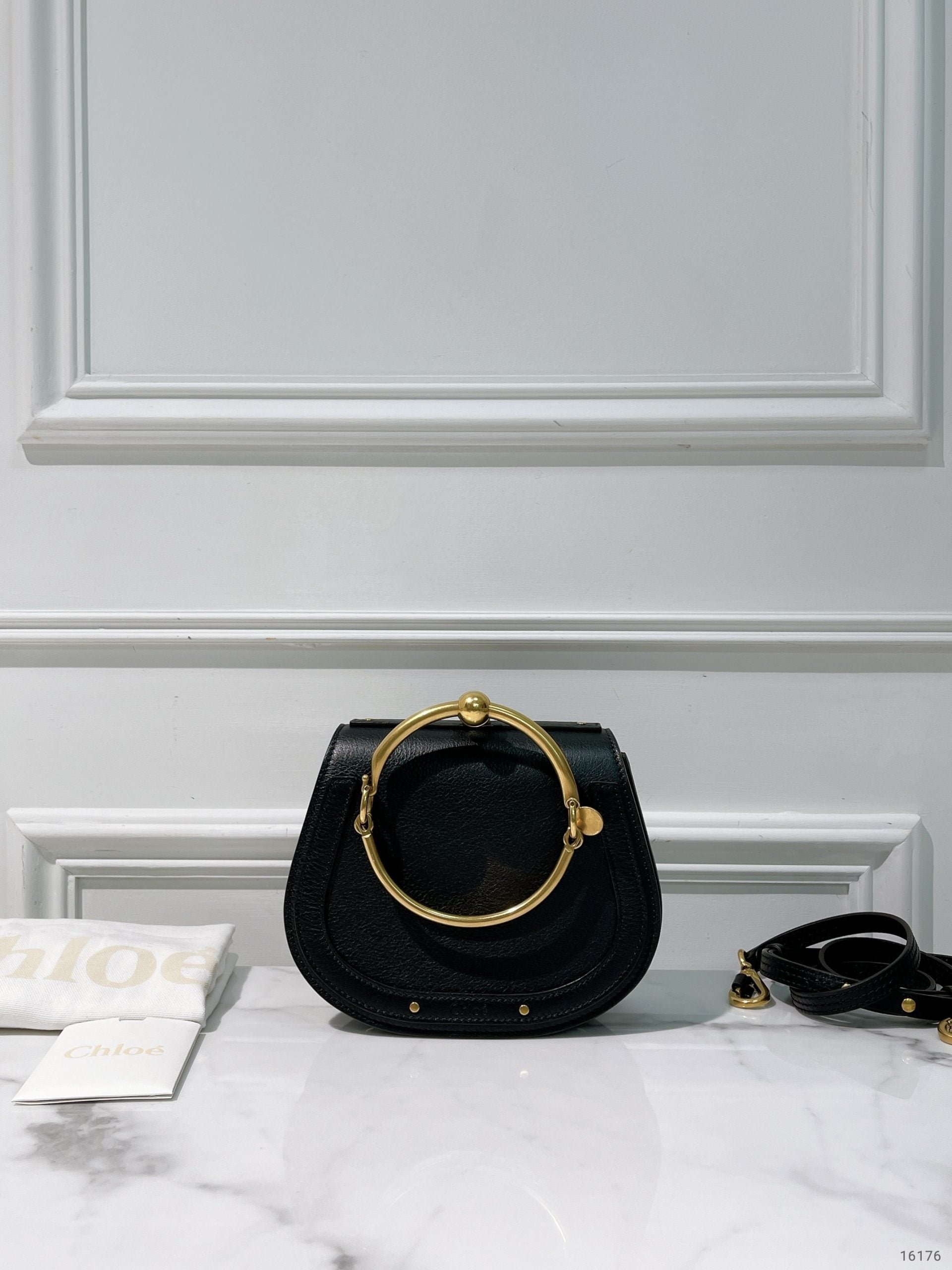 CHLOE NILE, Black/Gold