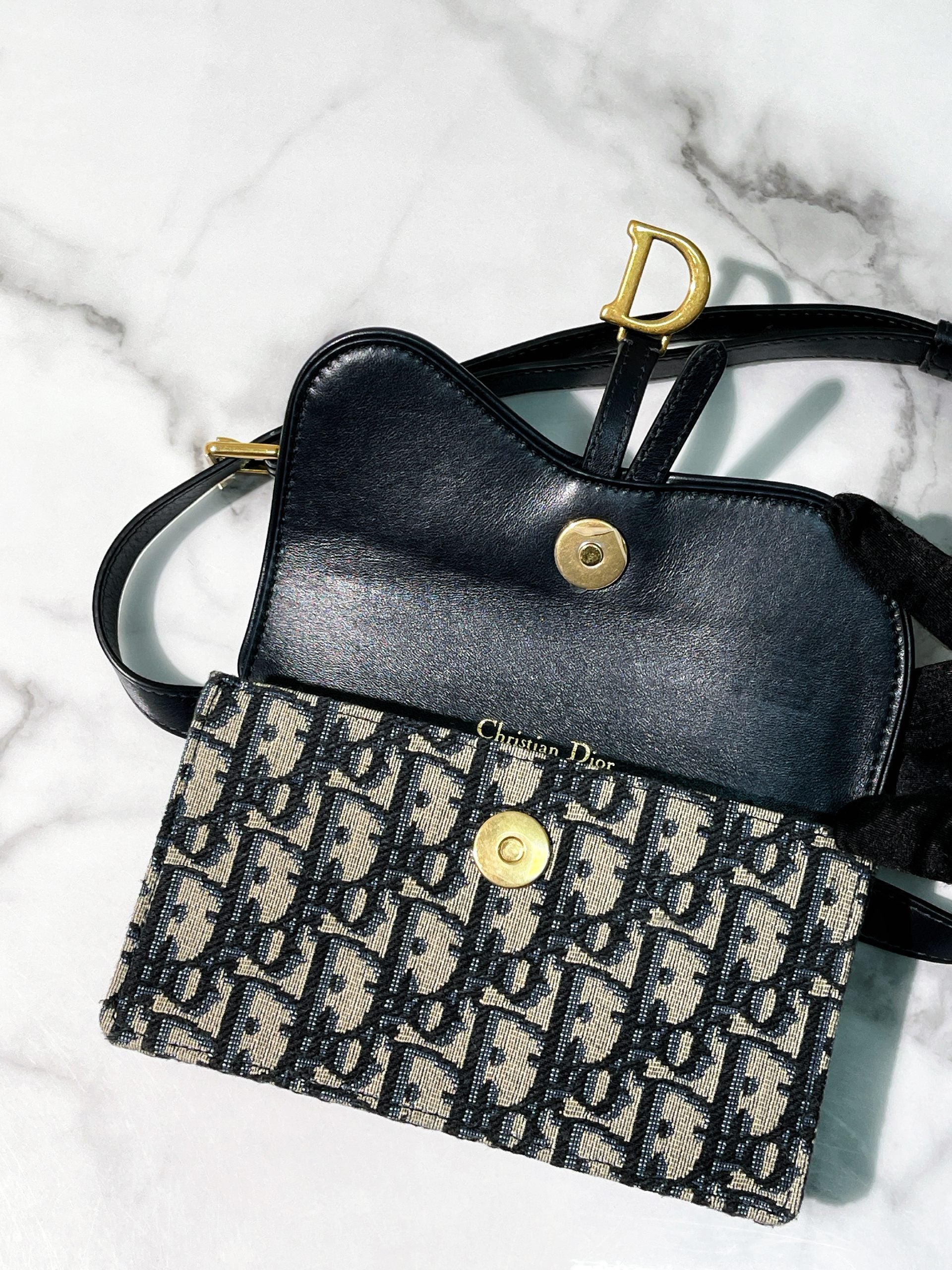 DIOR SADDLE BELT POUCH