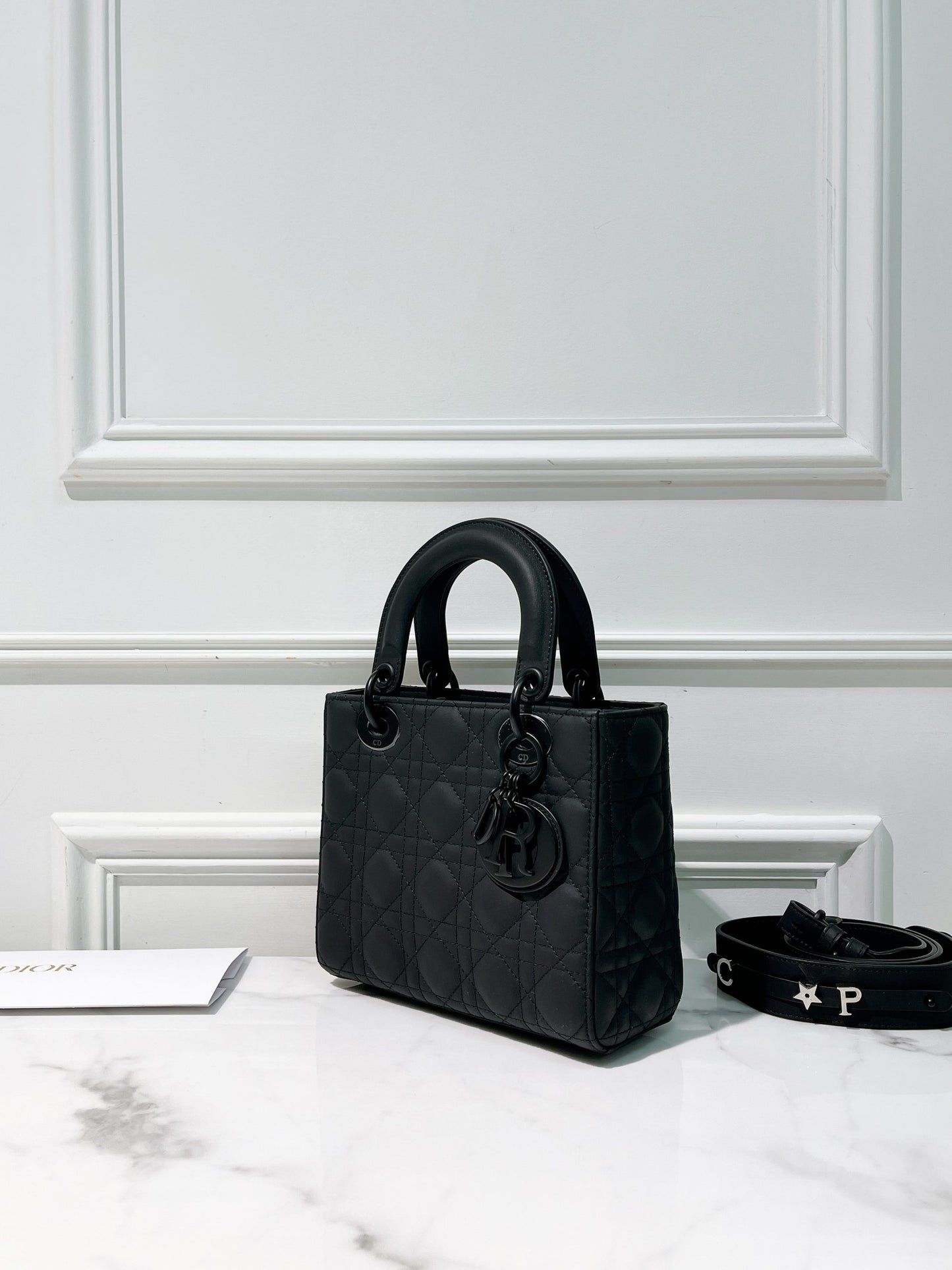DIOR SMALL LADY DIOR, So Black
