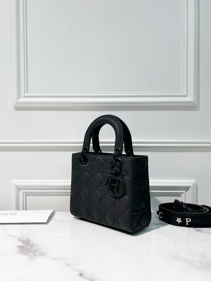 DIOR SMALL LADY DIOR, So Black