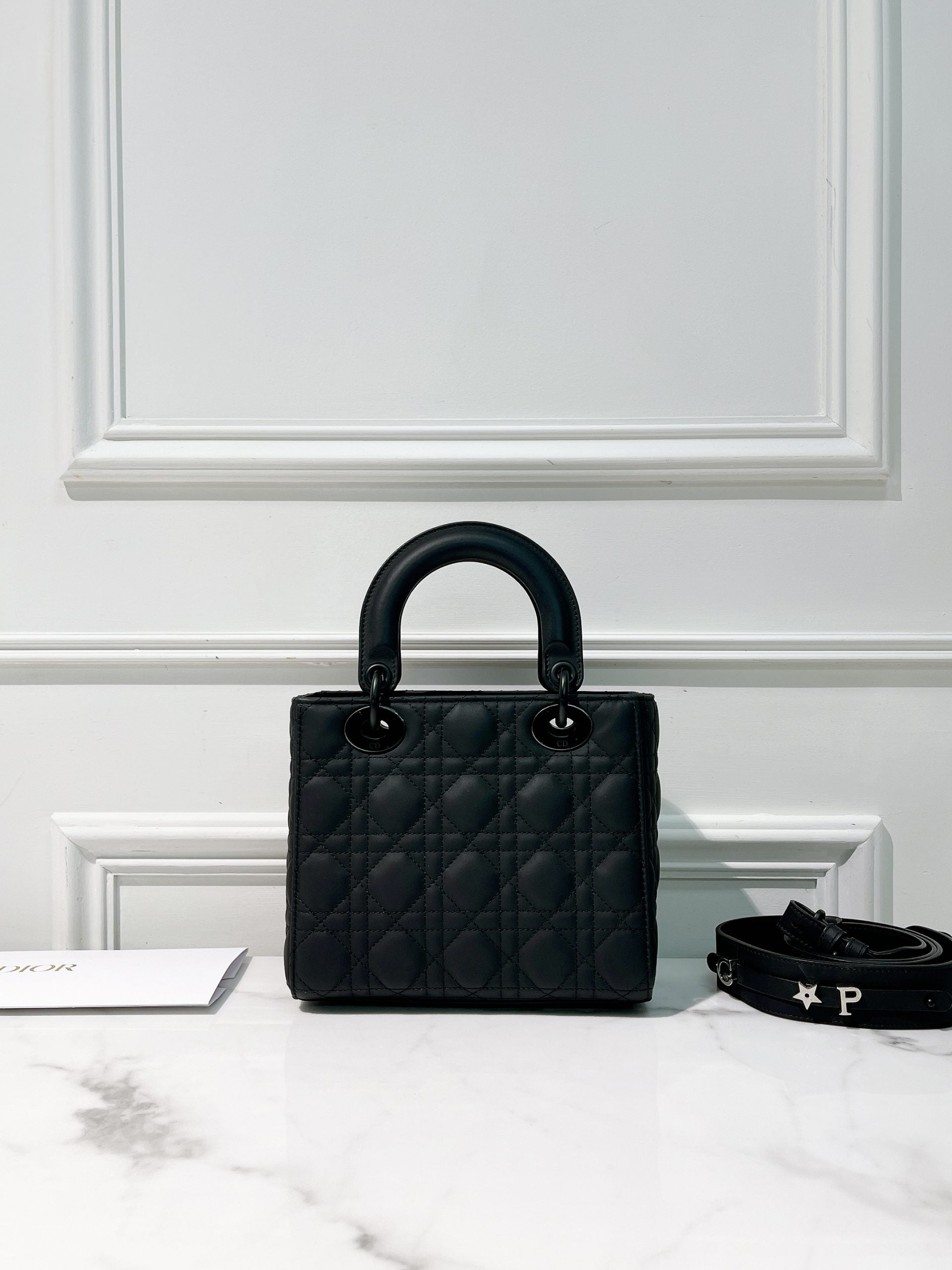 DIOR SMALL LADY DIOR, So Black