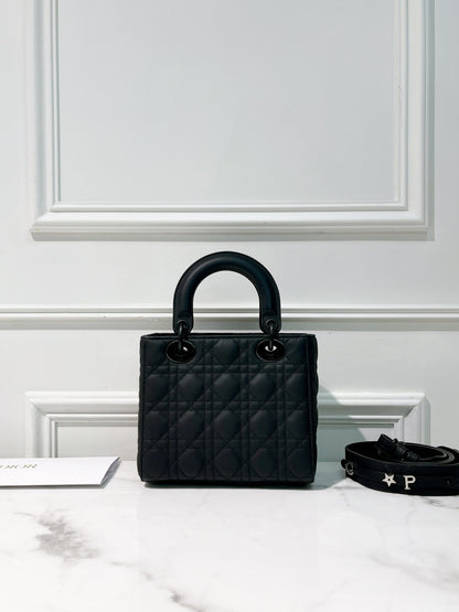 DIOR SMALL LADY DIOR, So Black