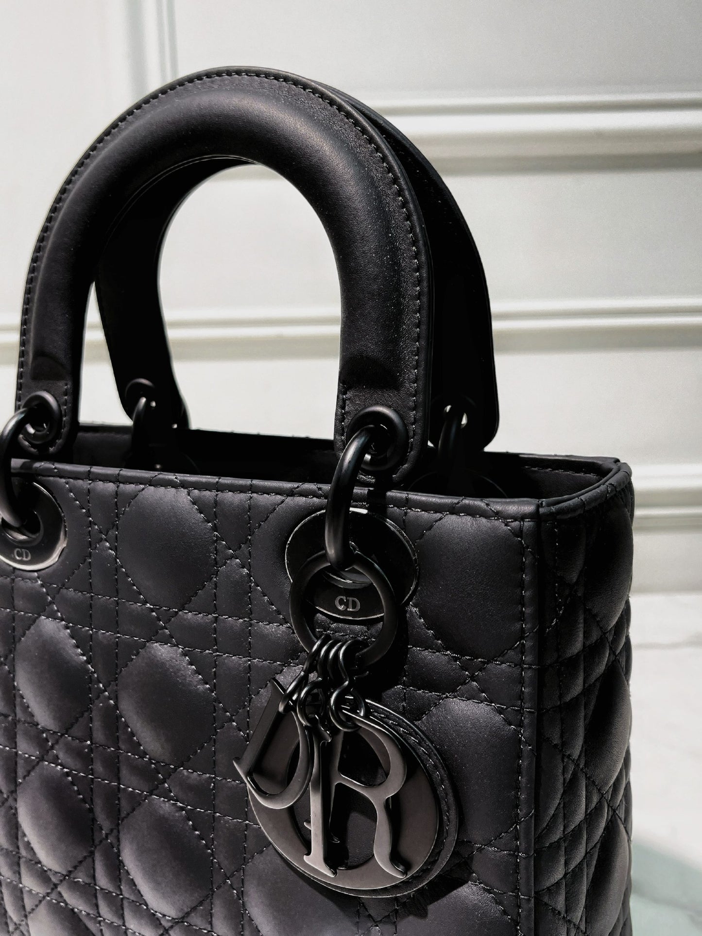 DIOR SMALL LADY DIOR, So Black