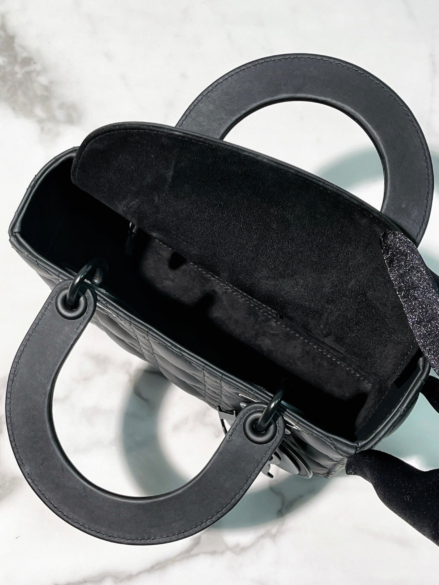 DIOR SMALL LADY DIOR, So Black