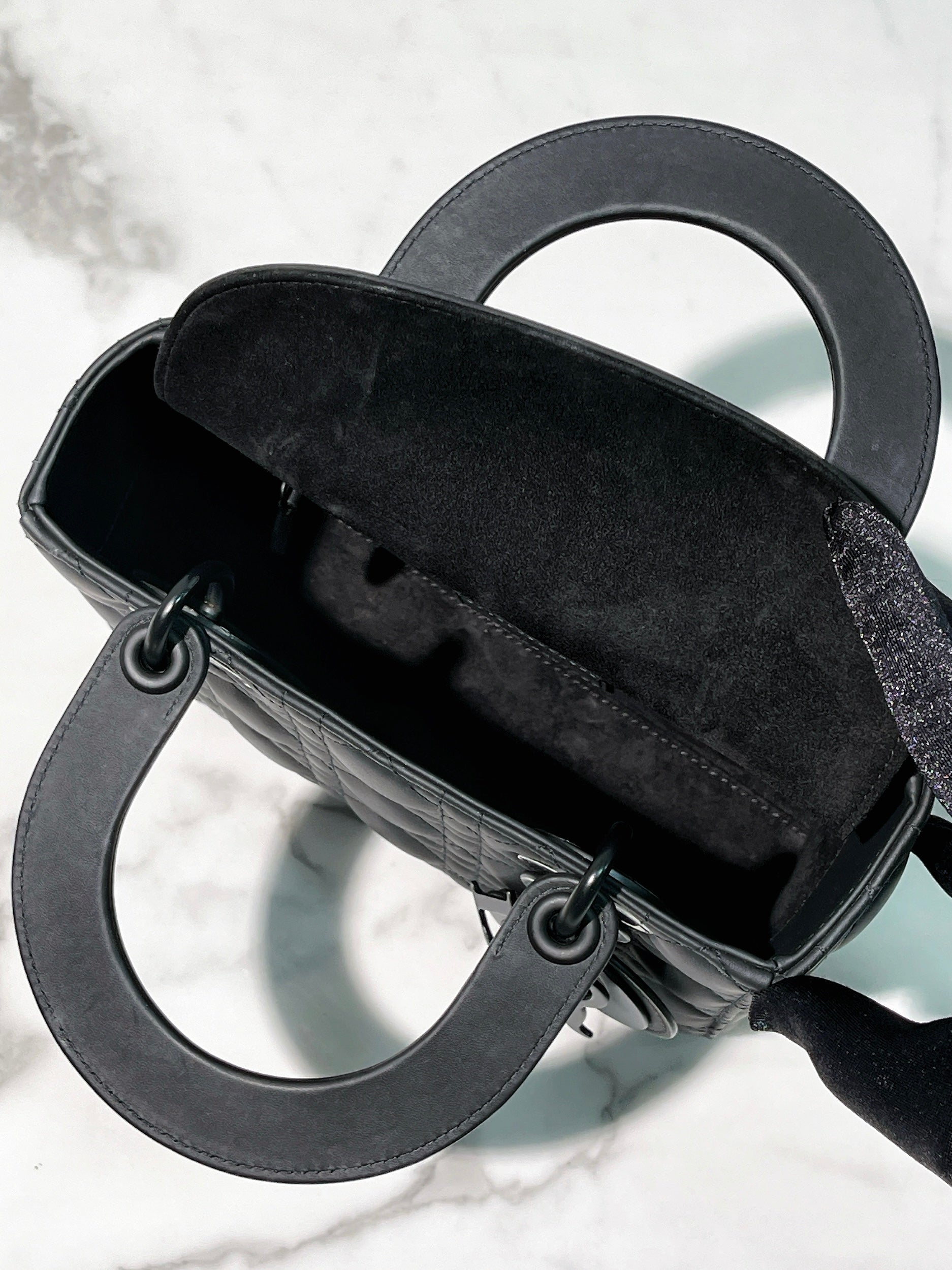 DIOR SMALL LADY DIOR, So Black