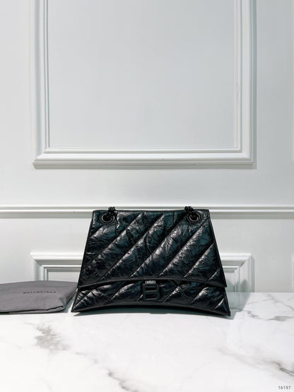 BALENCIAGA MEDIUM CRUSH, So Black