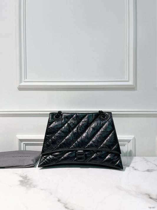 BALENCIAGA MEDIUM CRUSH, So Black