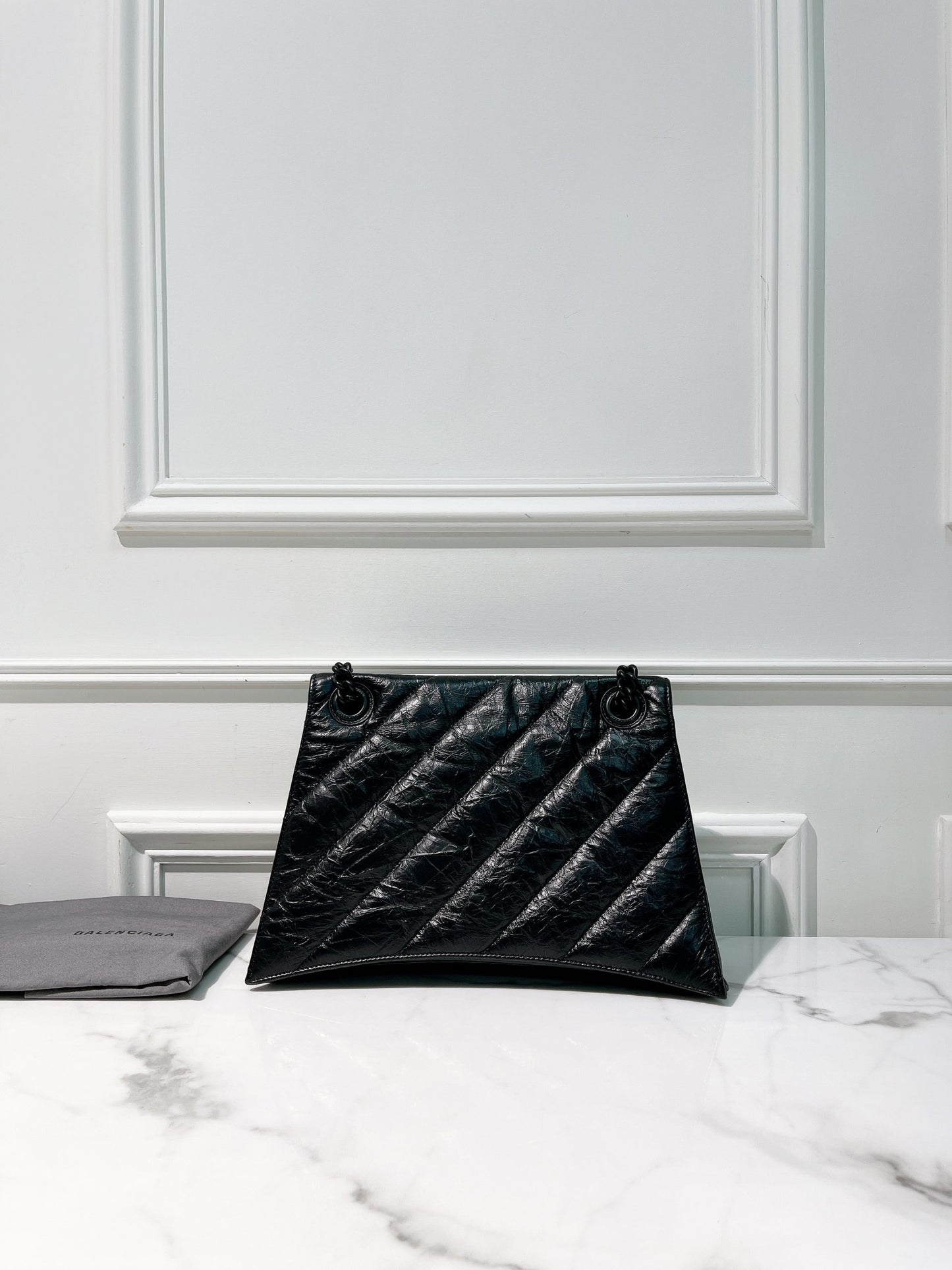 BALENCIAGA MEDIUM CRUSH, So Black